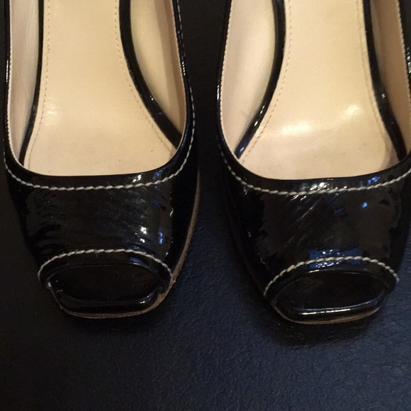 Prada Peep Toe Wedge - Picture 2 of 8